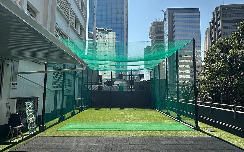 Putting green na Tiro Certo Esportes
